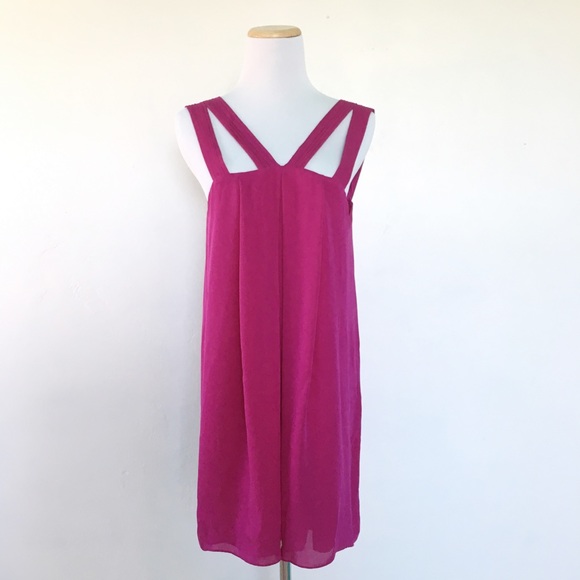 Alice + Olivia Dresses & Skirts - Alice & Olivia Double Strap Silk Dress